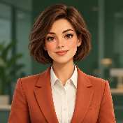 Illustrated portrait of Mira, Semitexa’s project assistant